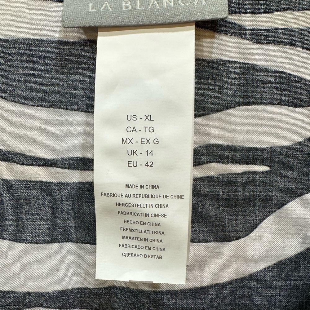 La Blanca Zebra Swim Cover Up - Picture 5 of 9